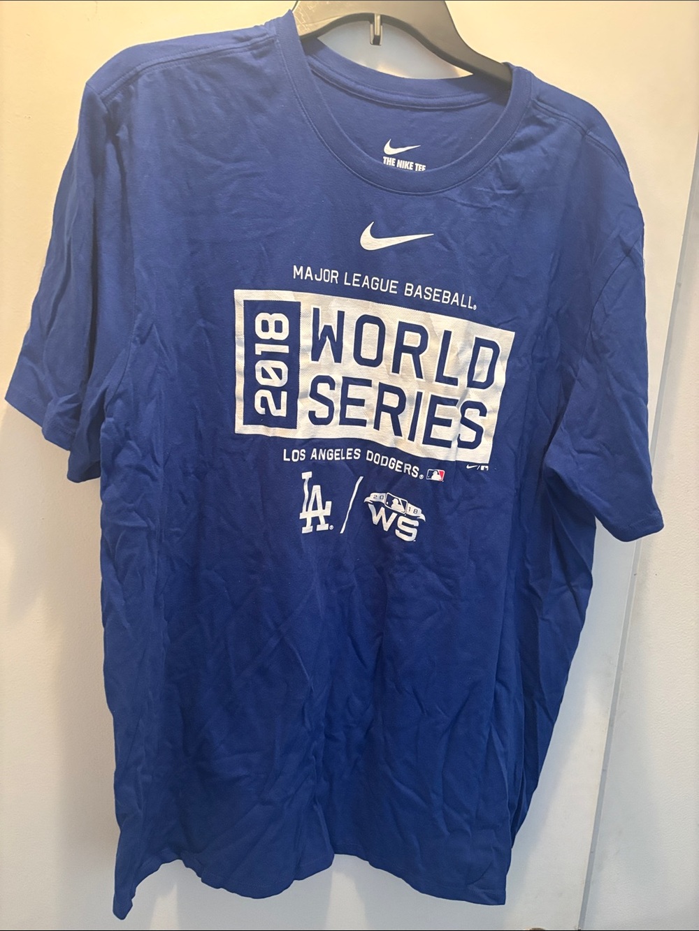 Nike Royal Blue 2018 World Series Los Angeles Dodgers Tee